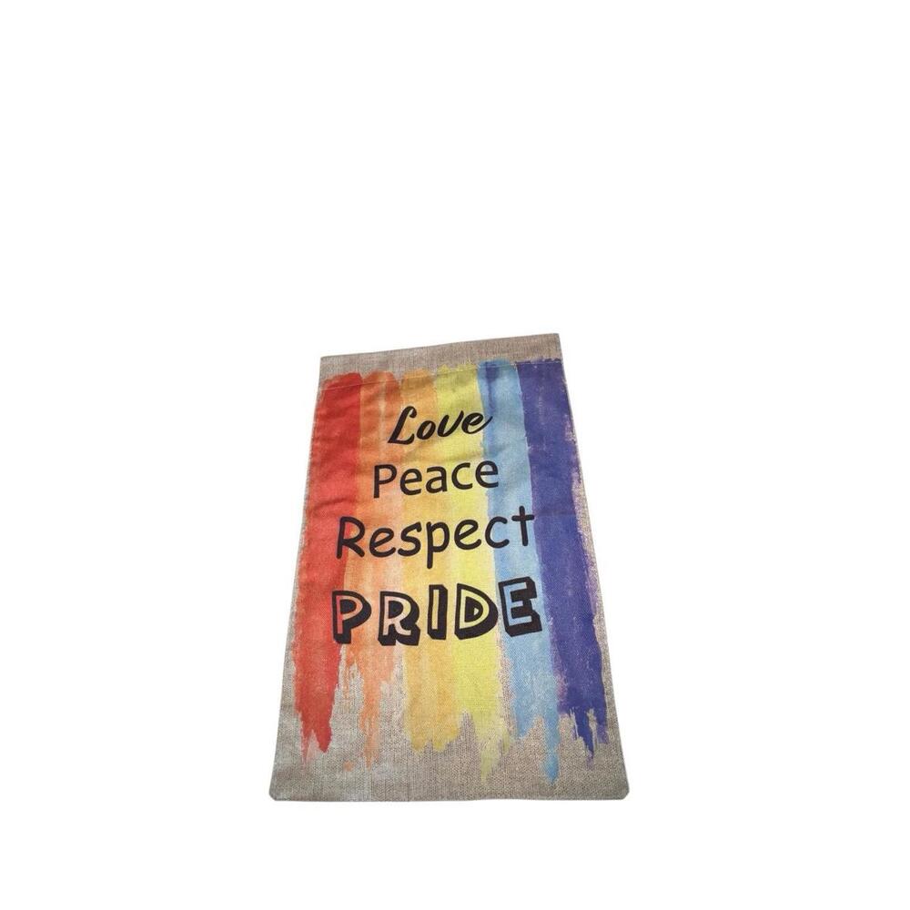 LGBTQ Pride Garden Flag Love Peace Respect Rainbow Decor‎ 12x18